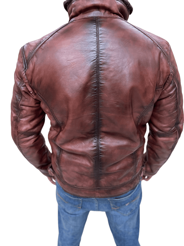 100% Top Grain Leather  Bomber  Jacket C1