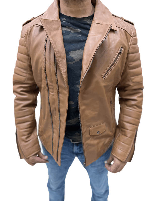 100% Top Grain Leather Jacket C12