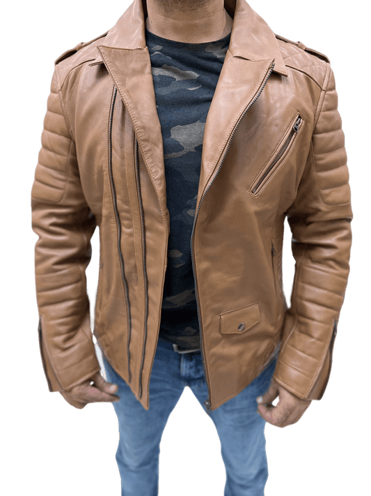 100% Top Grain Leather Jacket C12