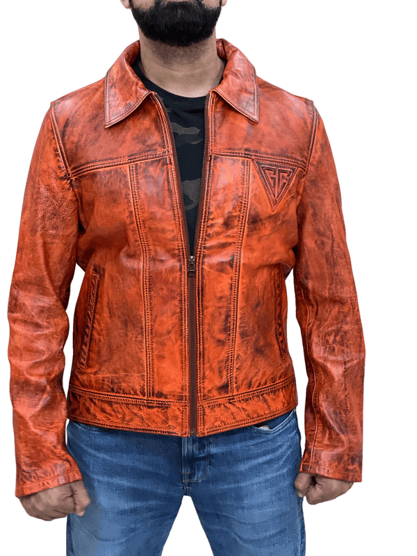 100% Top Grain Leather Jacket C13