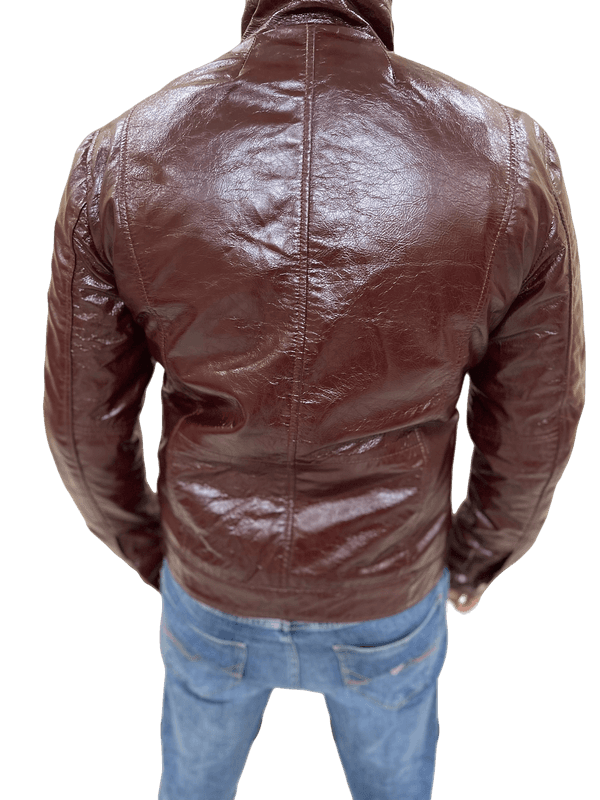 100% Top Grain Leather  Bomber  Jacket C2