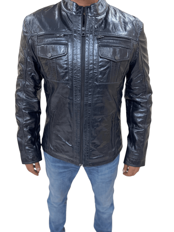 100% Top Grain Leather Jacket C6