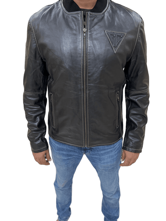 100% Top Grain Leather Jacket C8