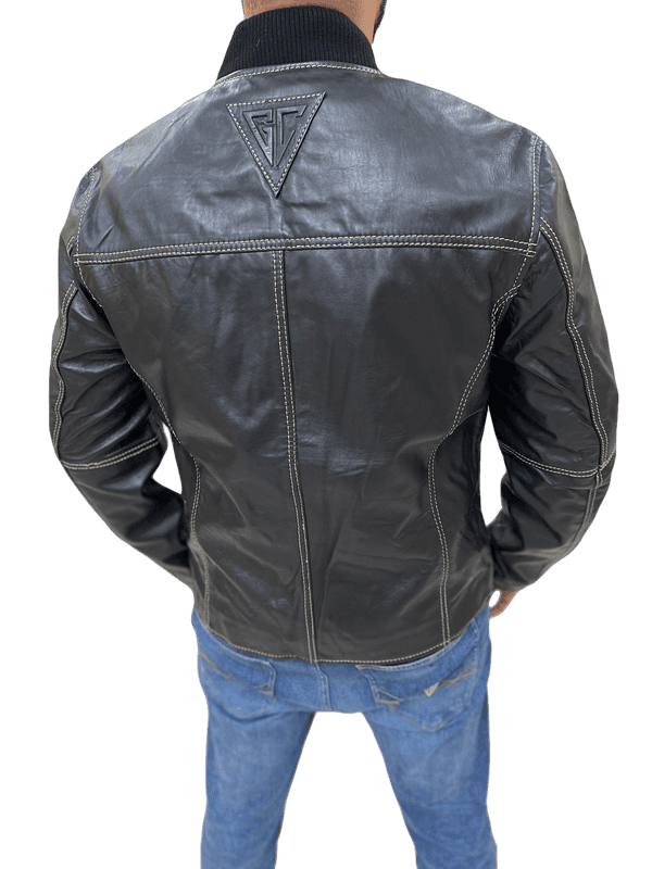 100% Top Grain Leather Jacket C8