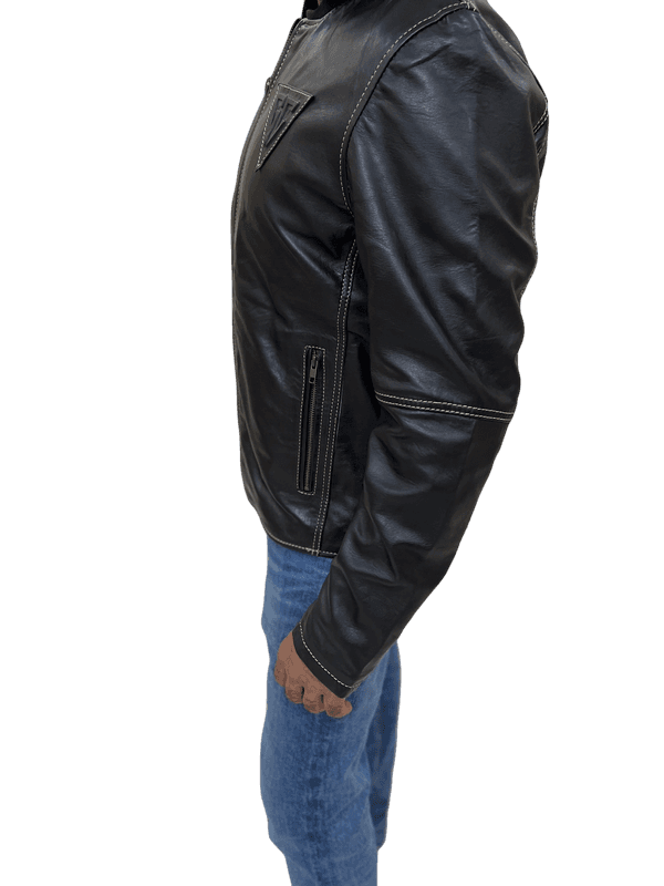 100% Top Grain Leather Jacket C8