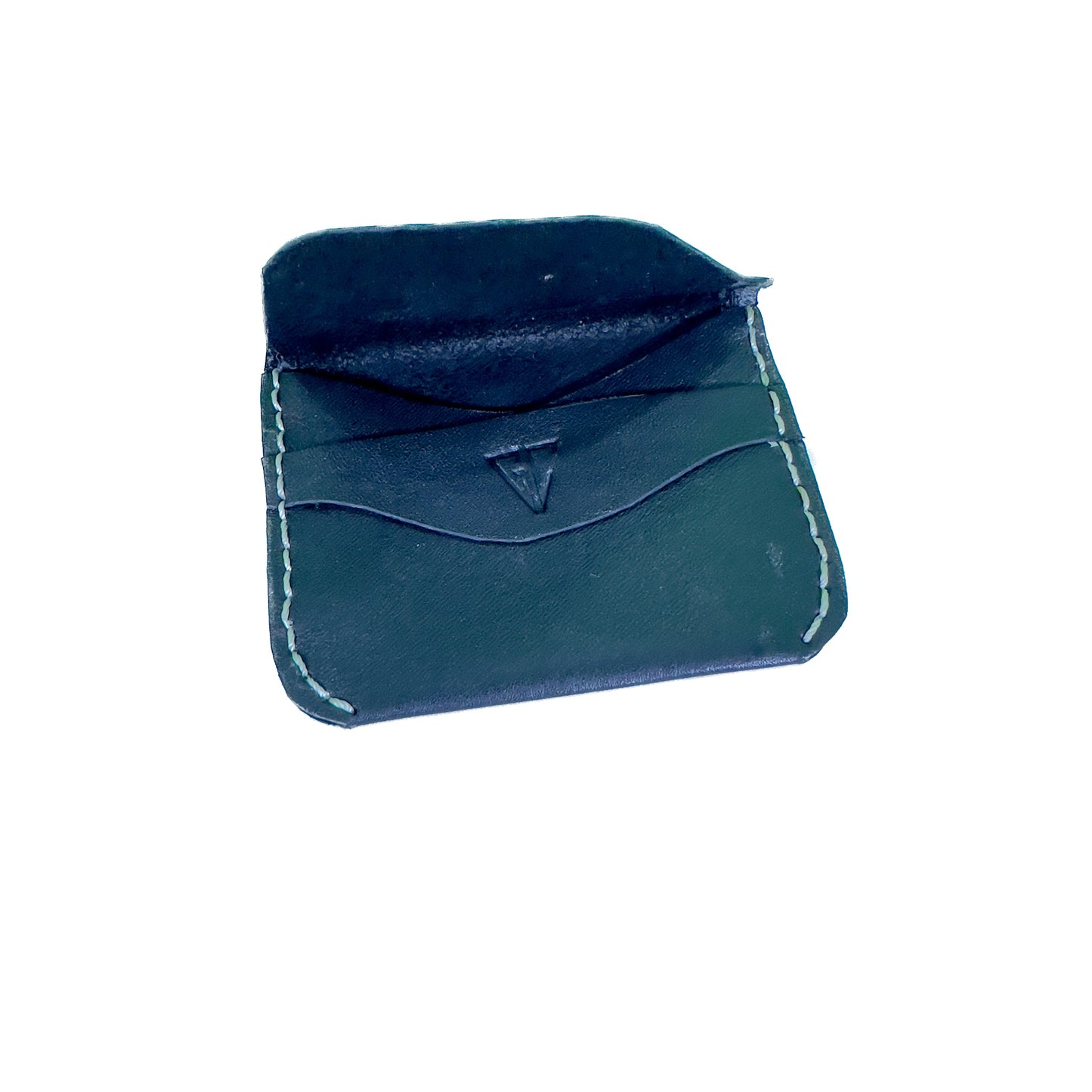 HAND SEWN LEATHER CARDHOLDER -STYLE 1-FLAP