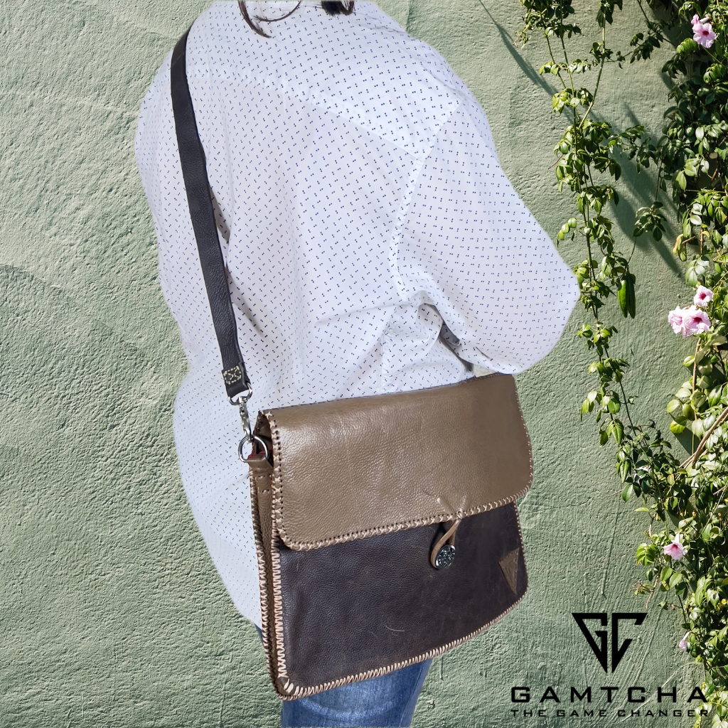 Handmade Modern Leather Laptop Bag