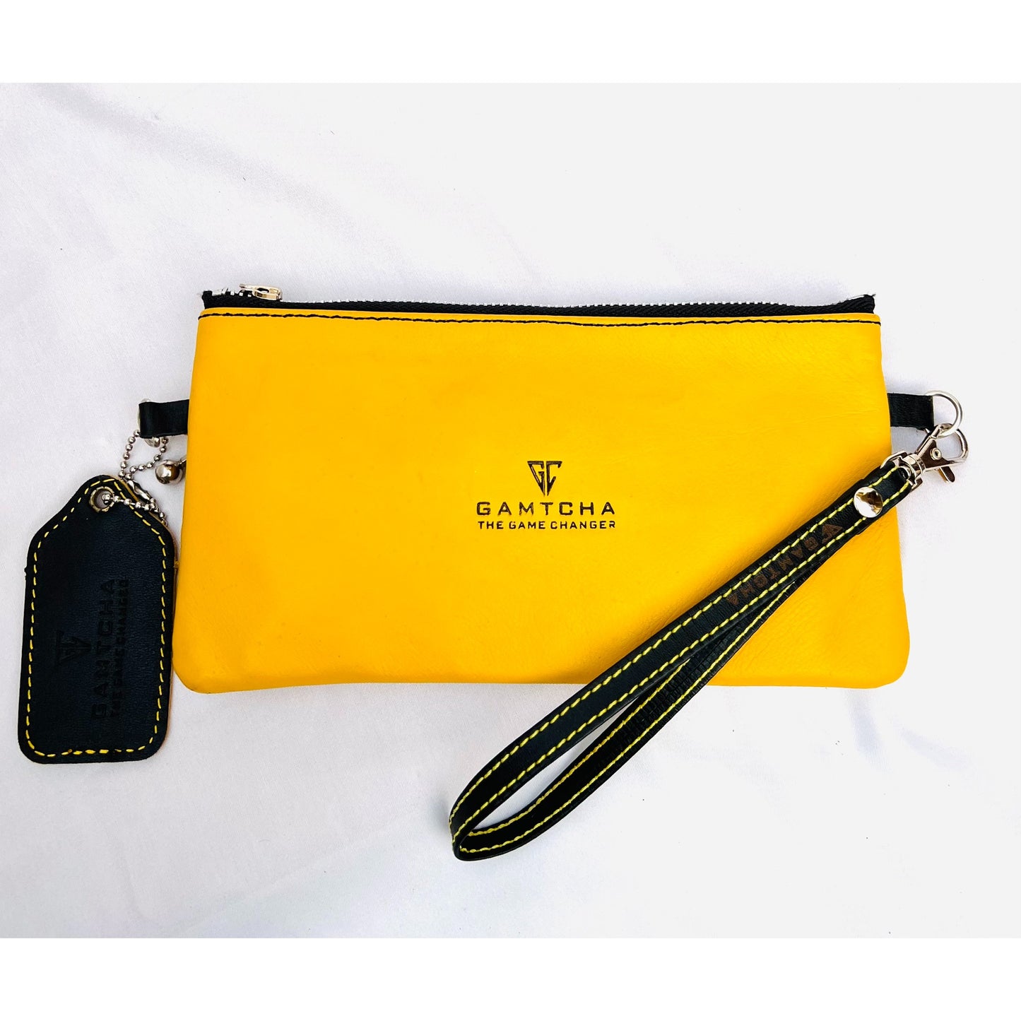 MODERN LEATHER WRISTLET AND CROSSBODY BAG