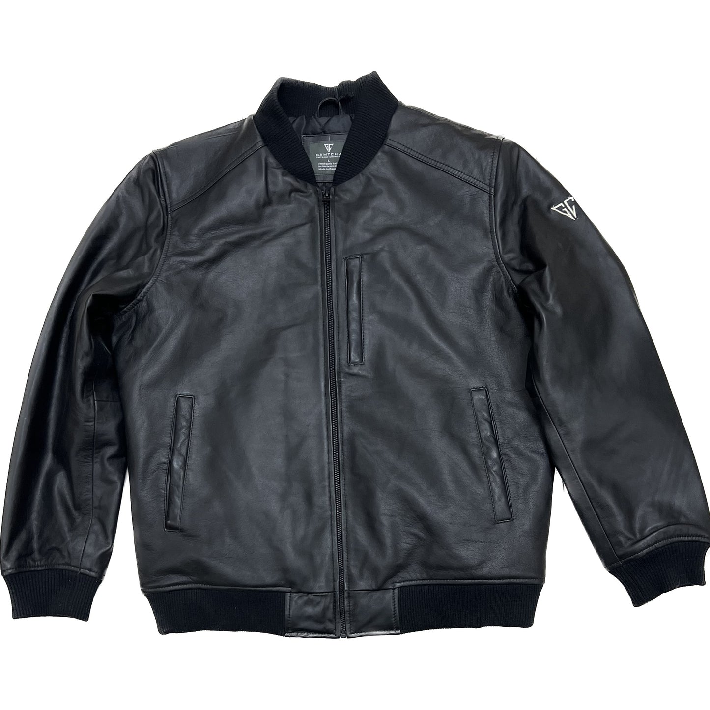 Lambskin Leather Bomber Jacket 5M