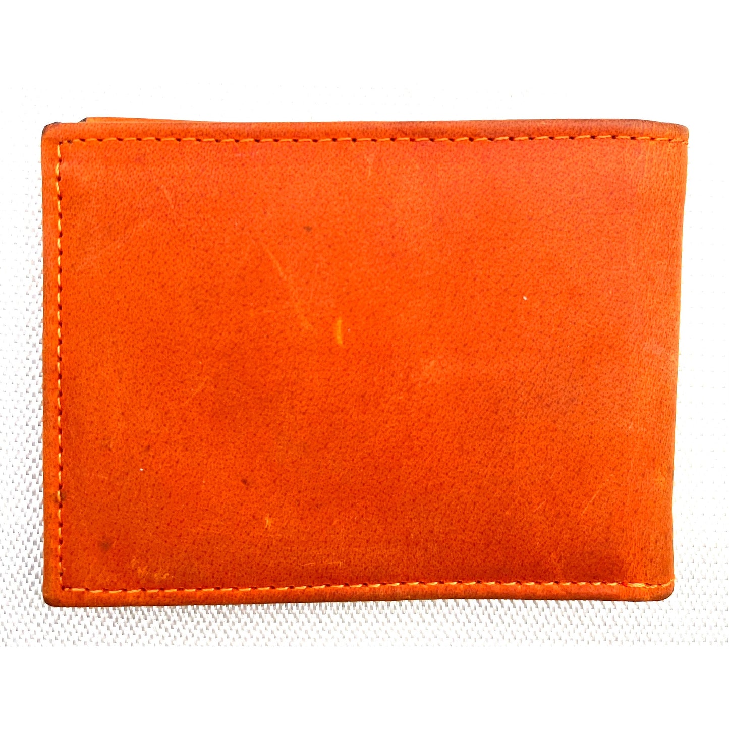 Tan Leather RFID Slim ID Wallet