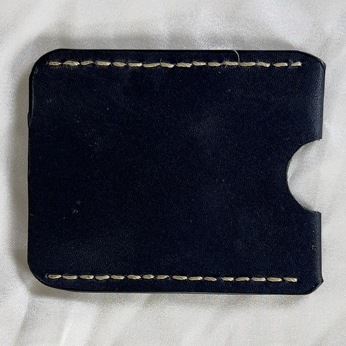 HAND SEWN LEATHER CARDHOLDER -STYLE 4-MINIMALIST