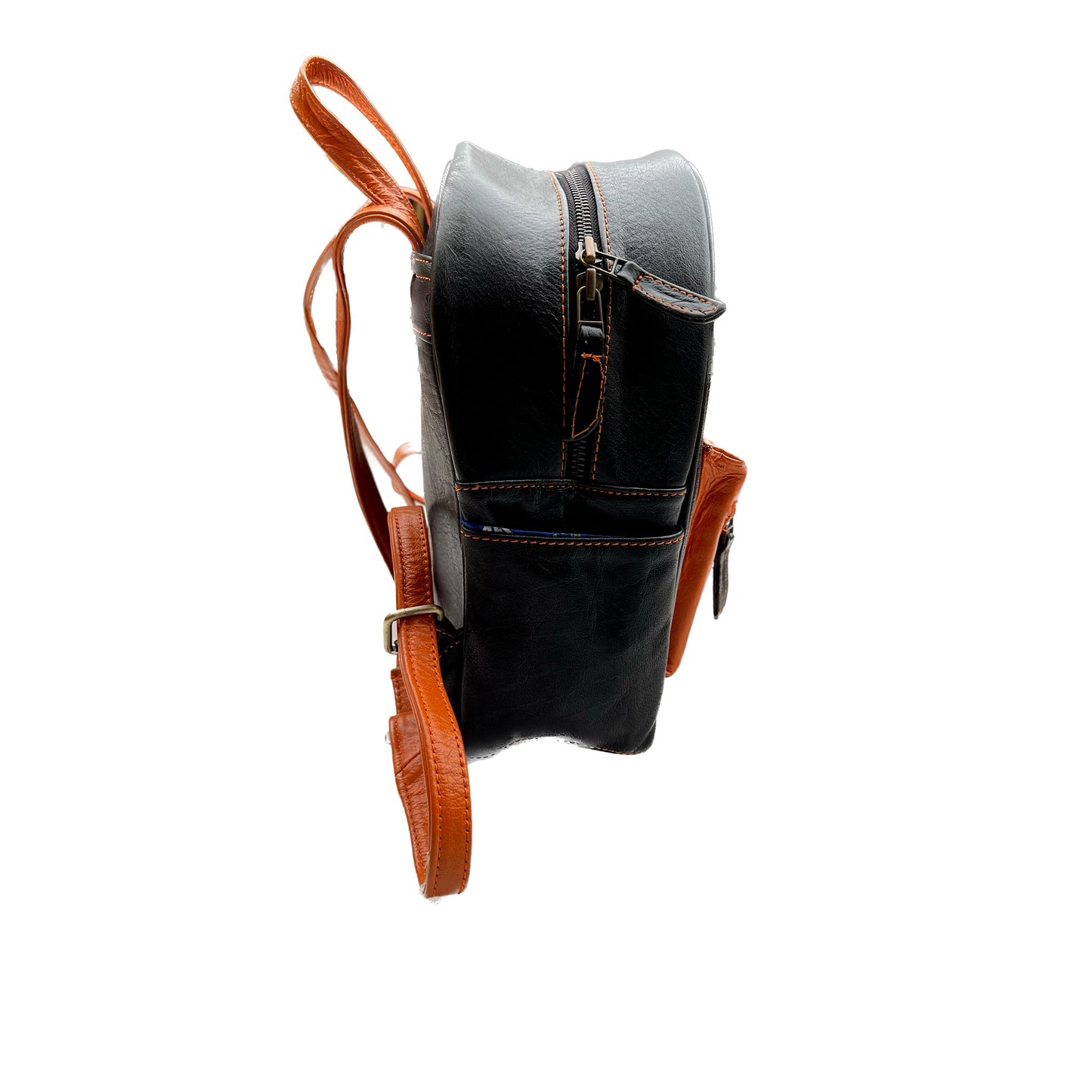 The leather Mini backpack handbag size