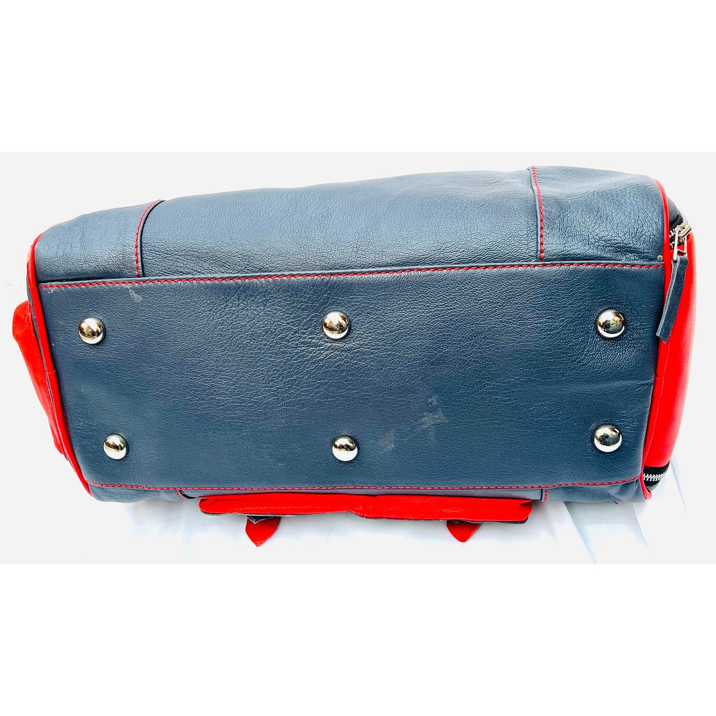 Designer Full Grain Leather Duffel Bag