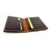 FOREST BIFOLD LEATHER CARD HOLDER-BROWN - Image 6