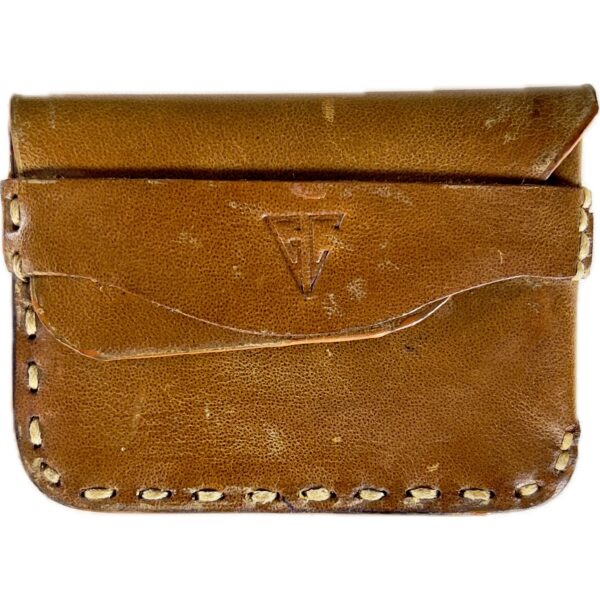 HAND SEWN LEATHER CARDHOLDER -STYLE 1-FLAP - Image 2