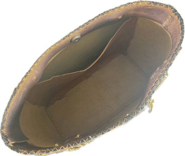 HAND STITCHED EVERYDAY LEATHER TOTE BAG-M5 - Image 7