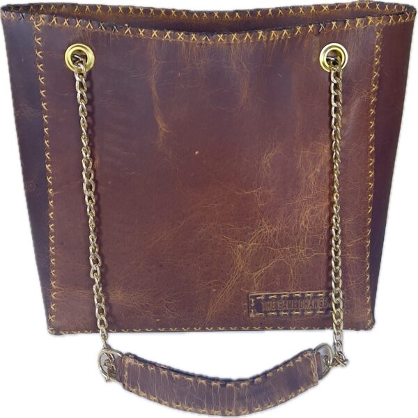 HAND STITCHED EVERYDAY LEATHER TOTE BAG-M5 - Image 11