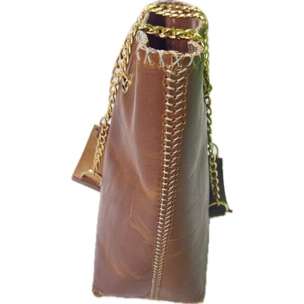 HAND STITCHED EVERYDAY LEATHER TOTE BAG-M5 - Image 12