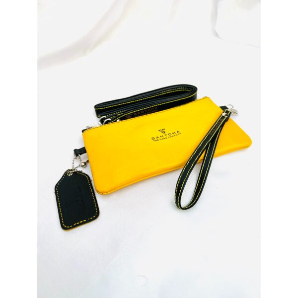 MODERN LEATHER WRISTLET AND CROSSBODY BAG - Image 5