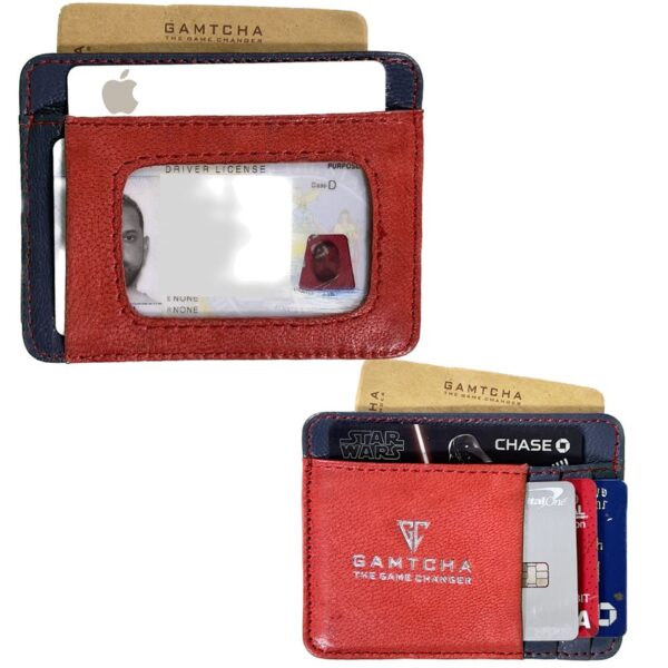Minimalist Leather Card & ID Holder - Image 10