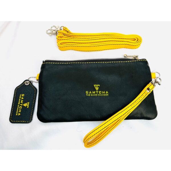 MODERN LEATHER WRISTLET AND CROSSBODY BAG - Image 7