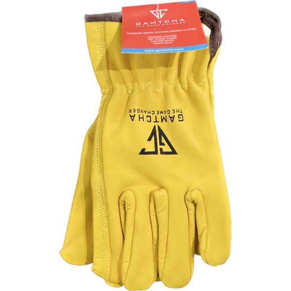 MUTLIPURPOSE COW LEATHER DRIVER GLOVES - Image 4