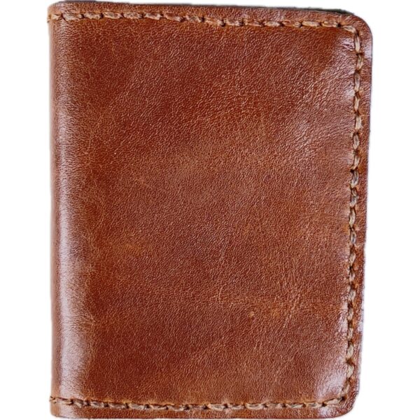 SOFT LEATHER HAND STITCHED BIFOLD CARDHOLDER-CH5 - Image 5