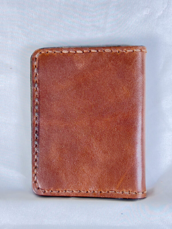 SOFT LEATHER HAND STITCHED BIFOLD CARDHOLDER-CH5 - Image 4