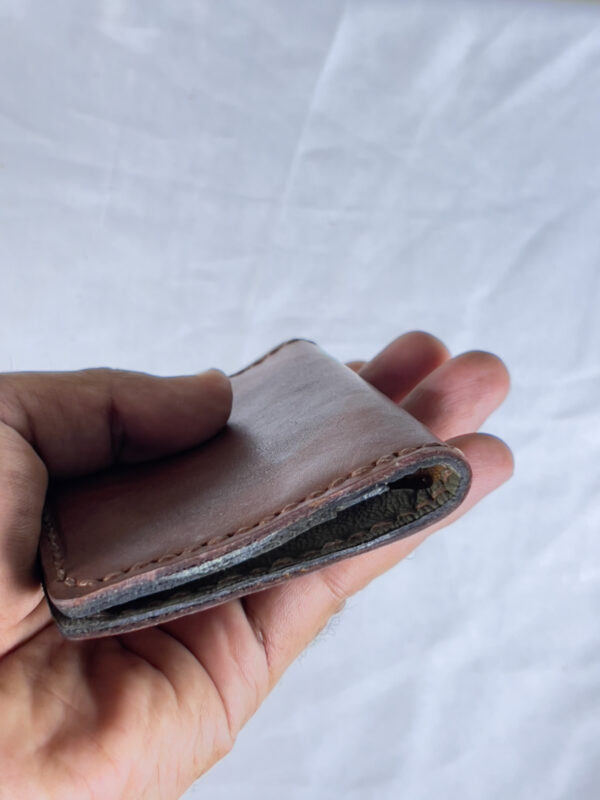 SOFT LEATHER HAND STITCHED BIFOLD CARDHOLDER-CH5 - Image 2