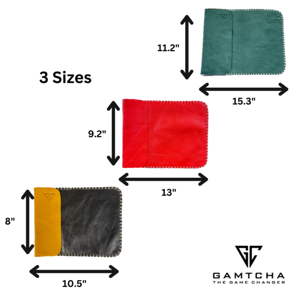 Handmade Leather laptop sleeve plus desk mat - Image 11