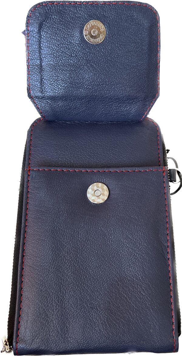 Leather Crossbody Cellphone Bag - Image 31