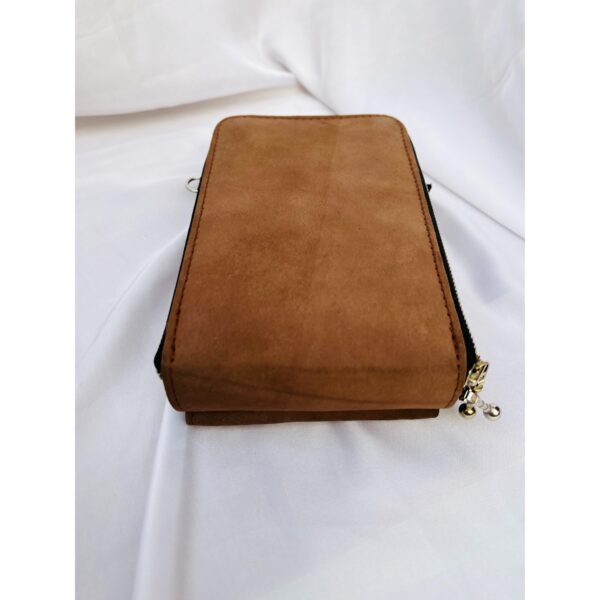Leather Crossbody Cellphone Bag - Image 7