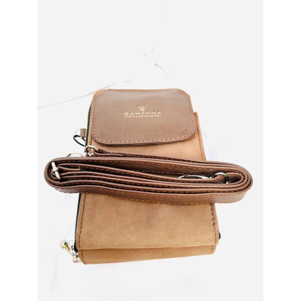 Leather Crossbody Cellphone Bag - Image 11