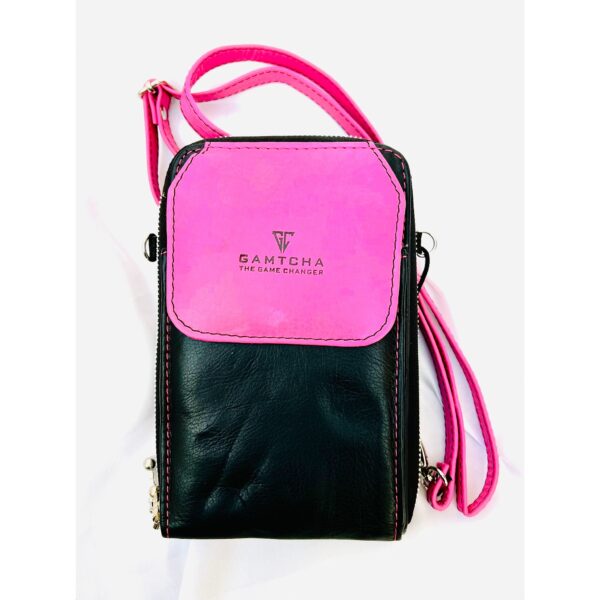 Leather Crossbody Cellphone Bag - Image 15