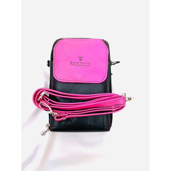Leather Crossbody Cellphone Bag - Image 17