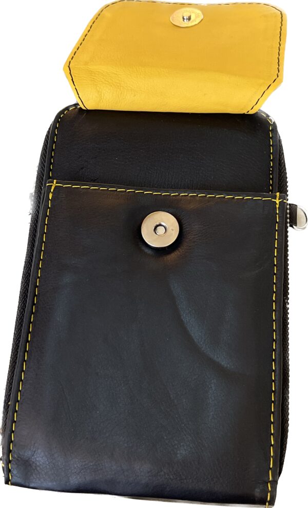 Leather Crossbody Cellphone Bag - Image 34