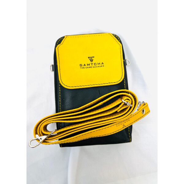 Leather Crossbody Cellphone Bag - Image 27