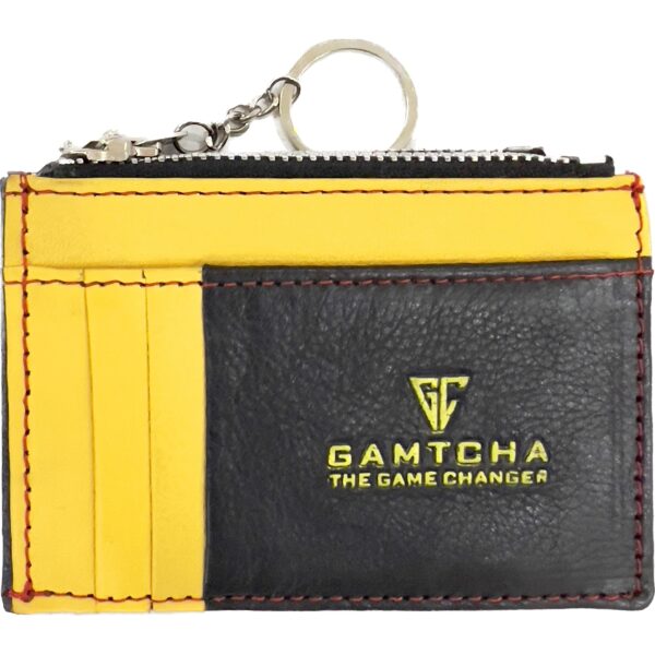 Leather Card Holder with Key Ring - Image 10