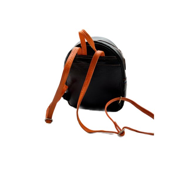 The leather Mini backpack handbag size - Image 3