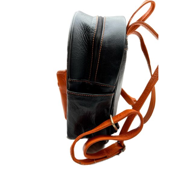 The leather Mini backpack handbag size - Image 6
