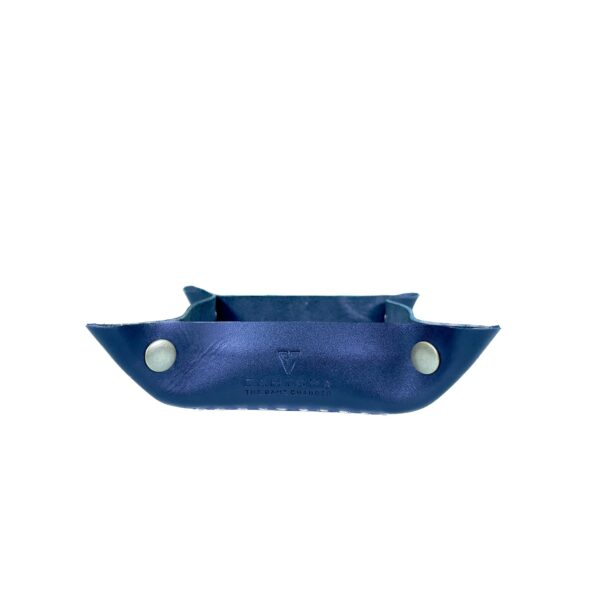 VINTAGE TOP GRAIN LEATHER TRAY-DESK ORGANIZER - Image 3