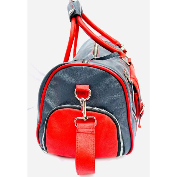 Designer Full Grain Leather Duffel Bag - Image 34