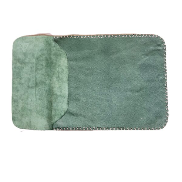 Handmade Leather laptop sleeve plus desk mat - Image 5